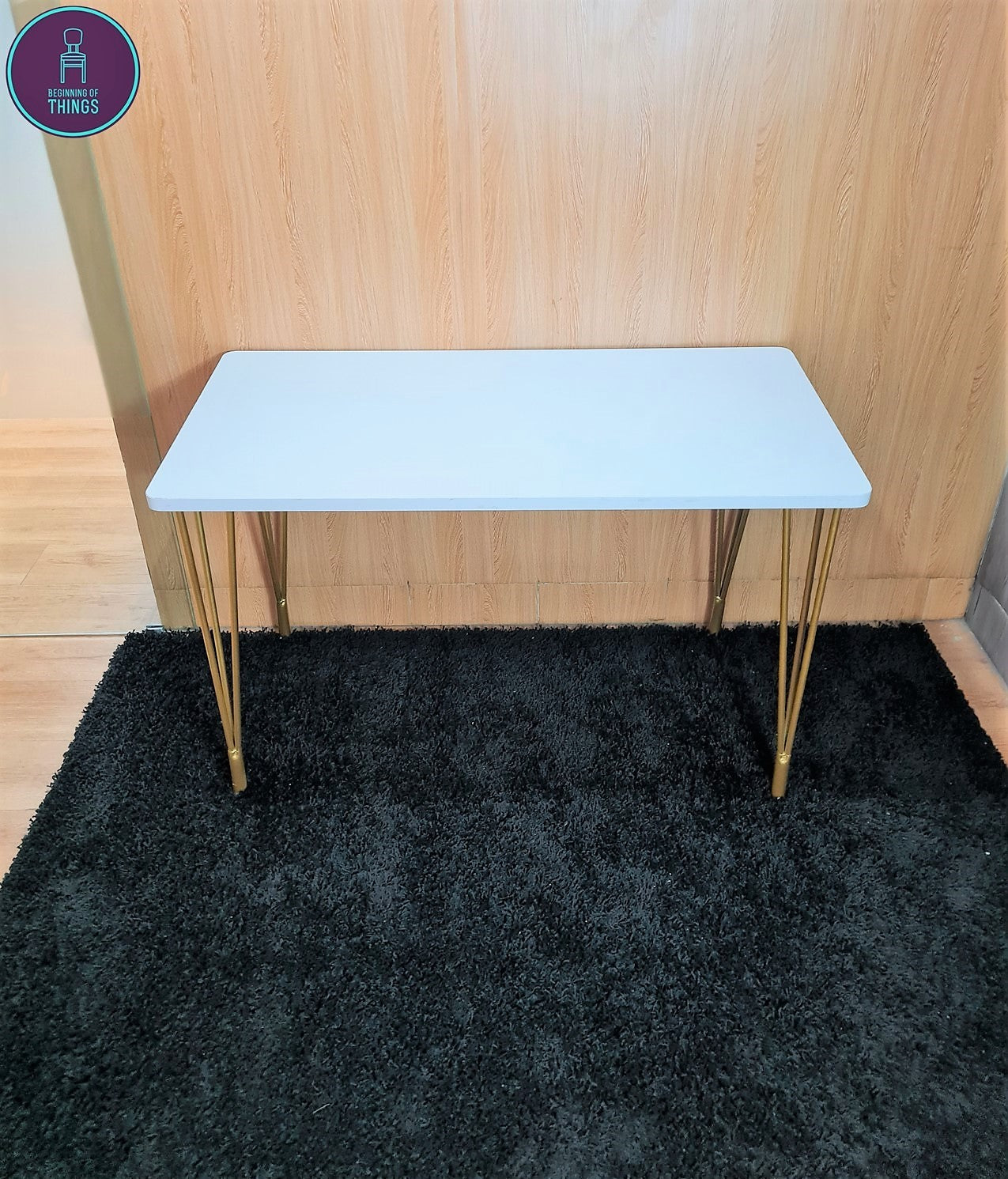 Paige Table 60 x 120 cm with Hairpin Legs