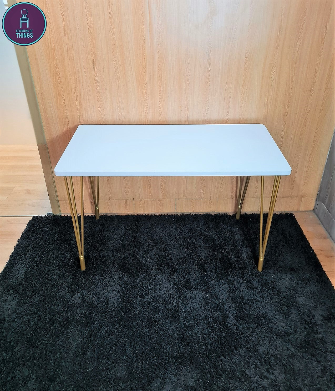 Paige Table 60 x 120 cm with Hairpin Legs