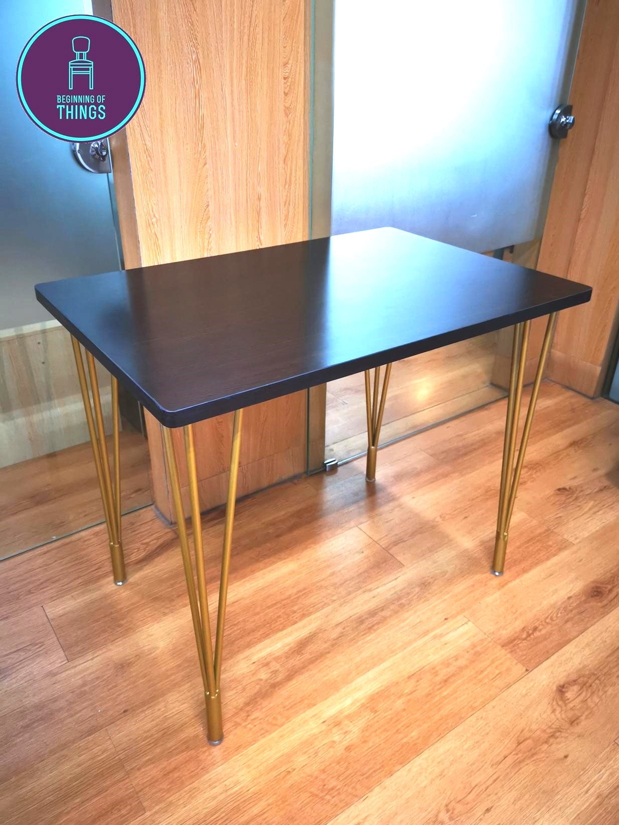 Paige Table 60 x 90 cm with Hairpin Legs