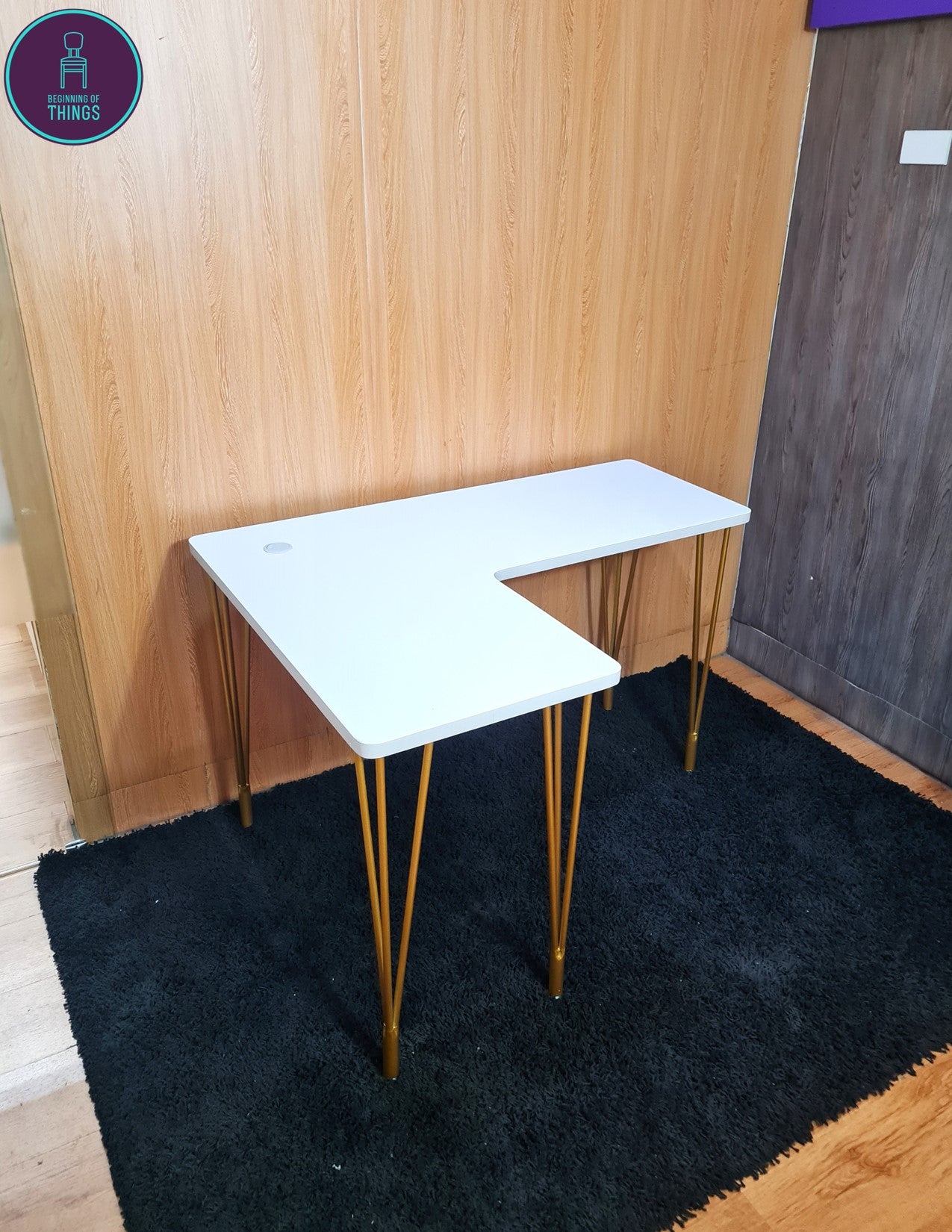 Palazzo L-Shape Computer Table