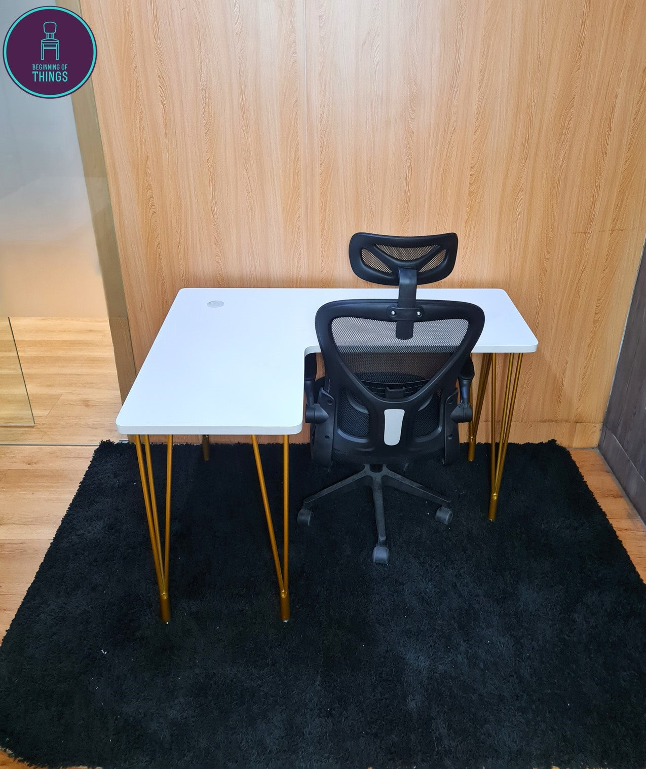 Palazzo L-Shape Computer Table