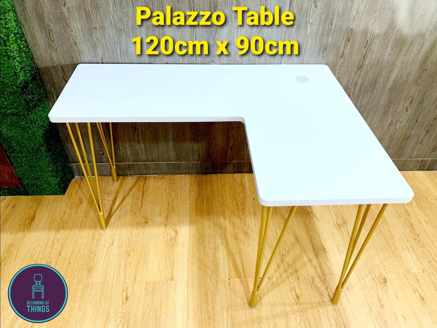 Palazzo L-Shape Computer Table