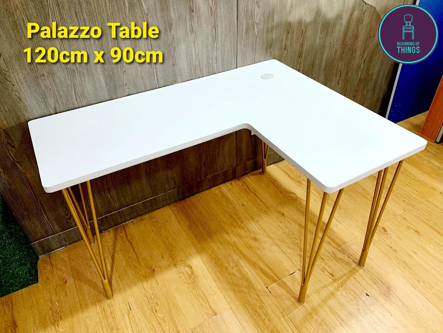 Palazzo L-Shape Computer Table