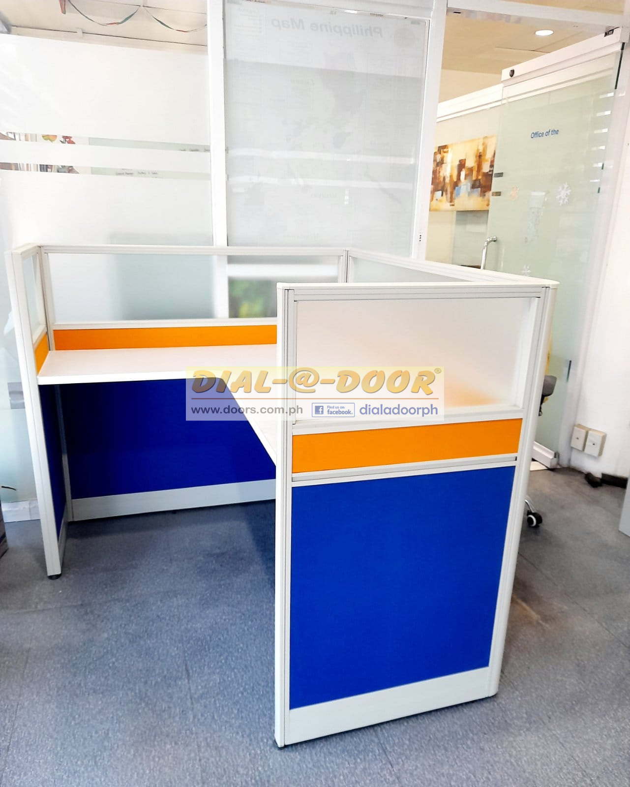 Office Partition L-Type Cubicle Work Station