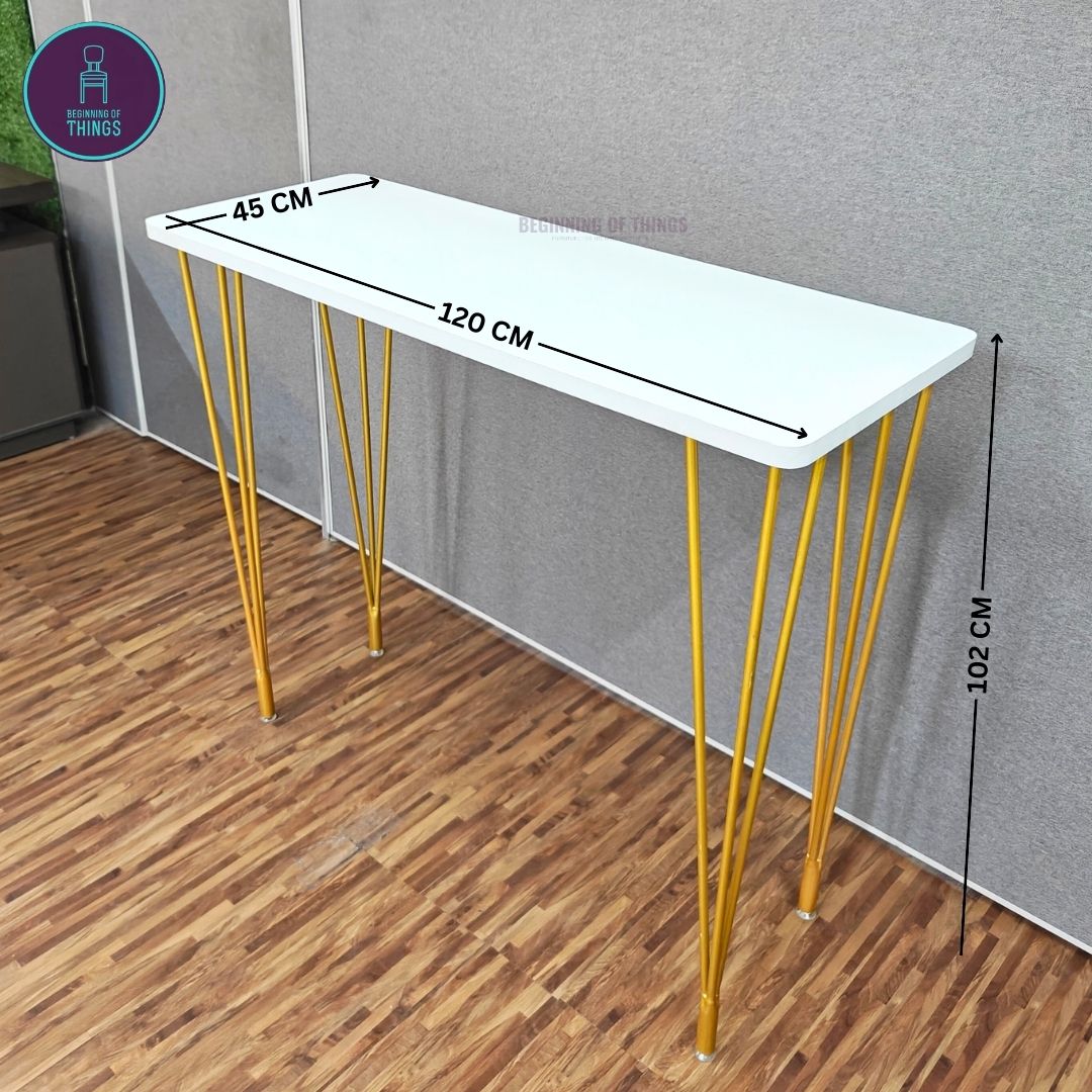 Pelham Bar Counter Console Table 120 x 45 x 100 cm H