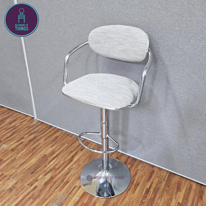 Metal Frame PE Seat Bar Stool