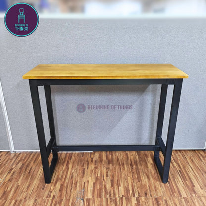 Solid Pinewood Bar Table 120 x 40 x 103 cm