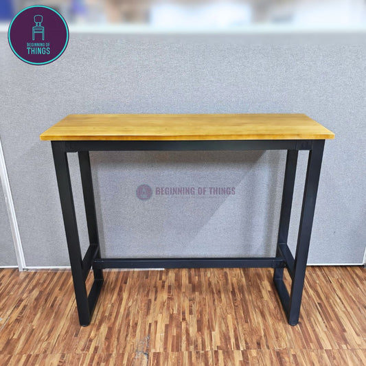 Solid Pinewood Bar Table 120 x 40 x 103 cm
