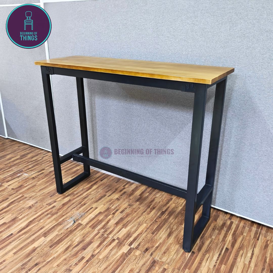 Solid Pinewood Bar Table 120 x 40 x 103 cm