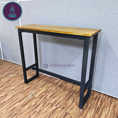 Solid Pinewood Bar Table 120 x 40 x 103 cm