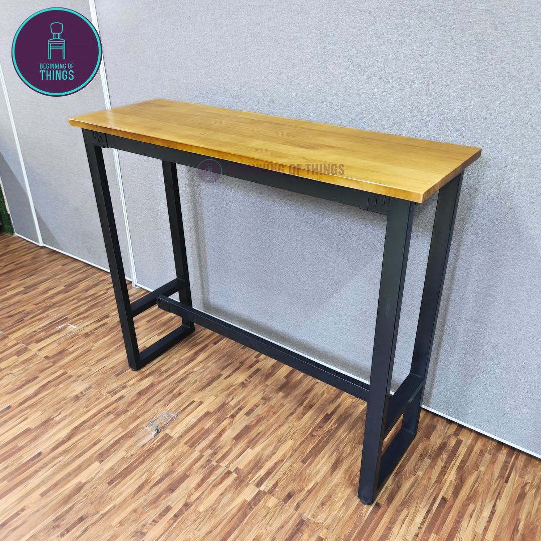 Solid Pinewood Bar Table 120 x 40 x 103 cm