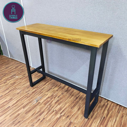 Solid Pinewood Bar Table 120 x 40 x 103 cm