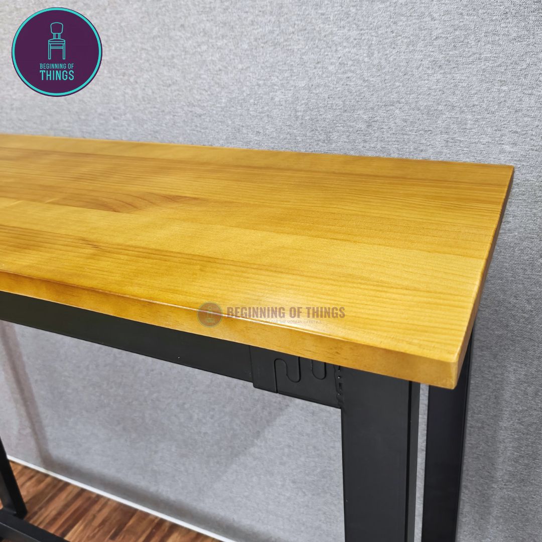 Solid Pinewood Bar Table 120 x 40 x 103 cm