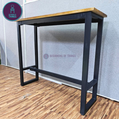 Solid Pinewood Bar Table 120 x 40 x 103 cm