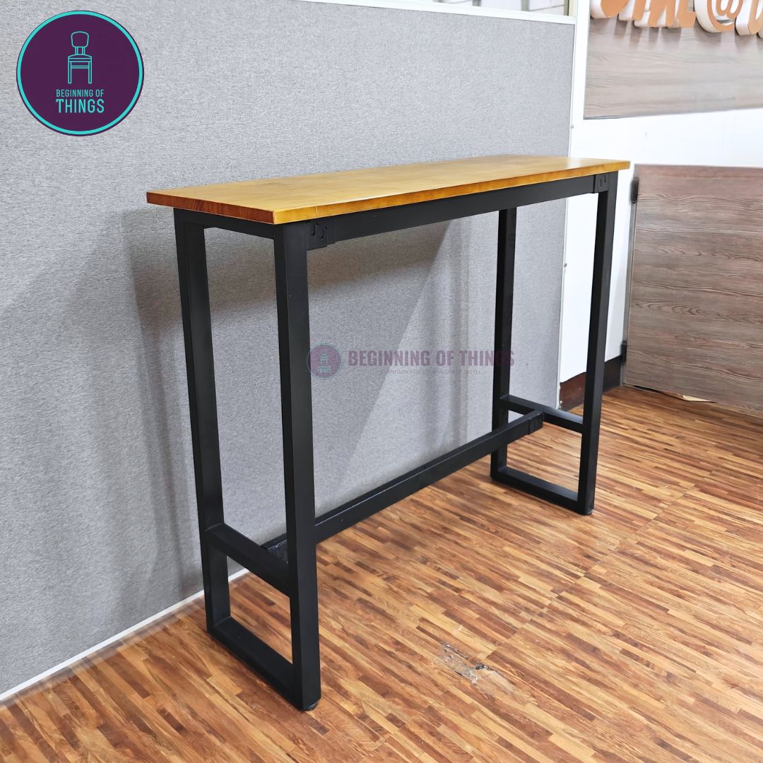 Solid Pinewood Bar Table 120 x 40 x 103 cm
