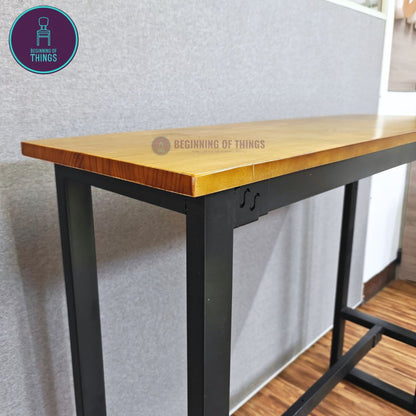 Solid Pinewood Bar Table 120 x 40 x 103 cm