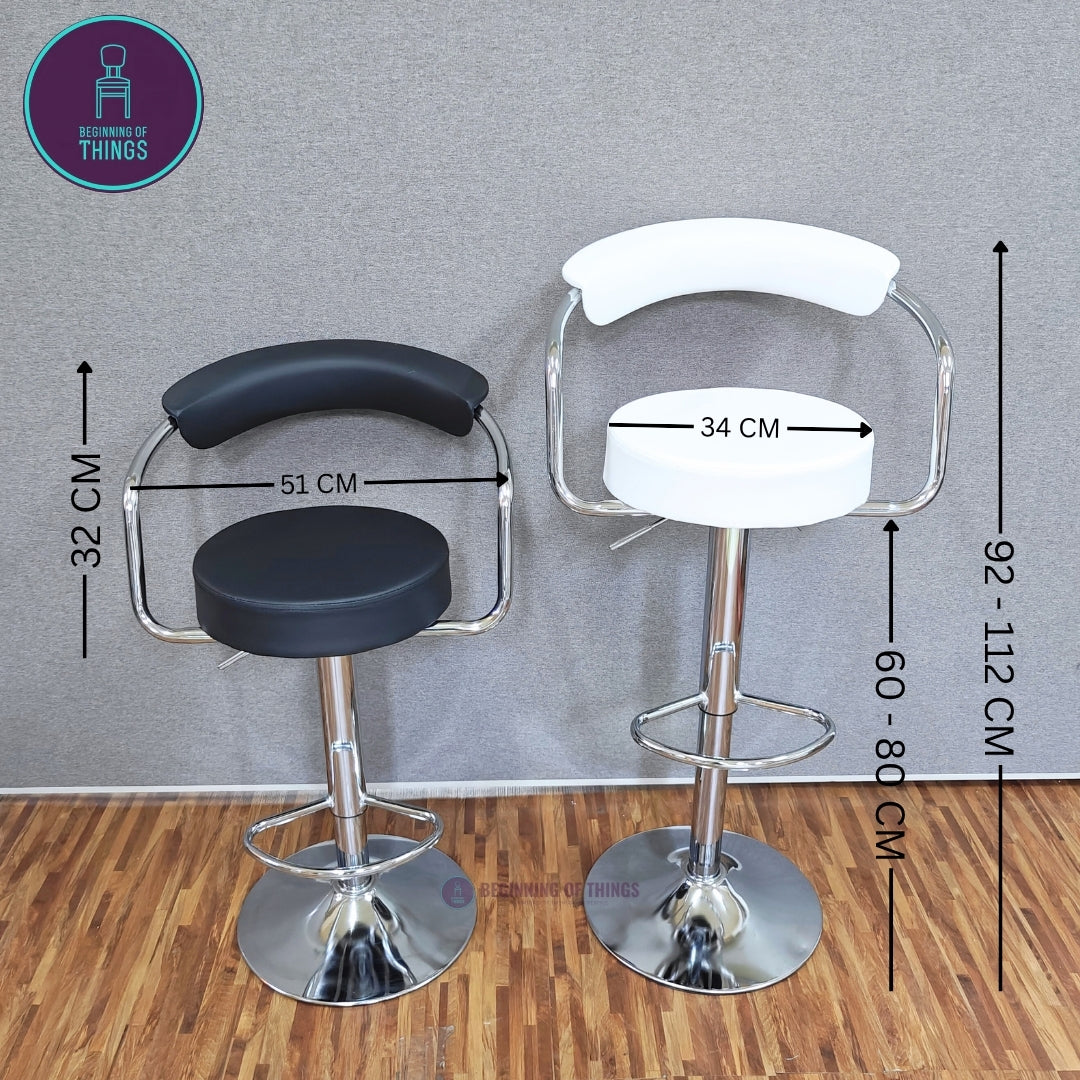 Metal Frame PU Seat Bar Stool
