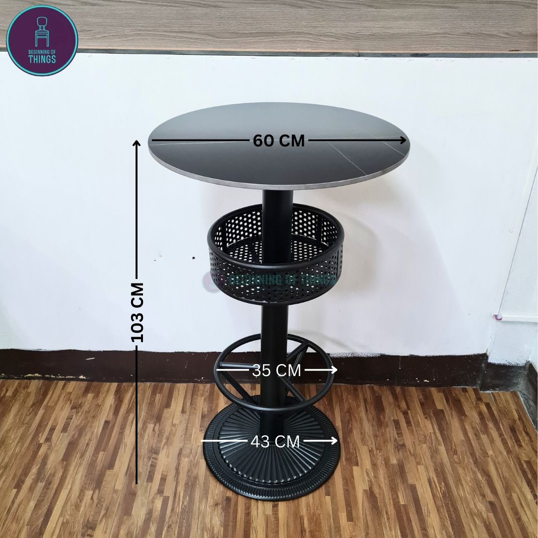BAUER Round 60 cm Bar Table