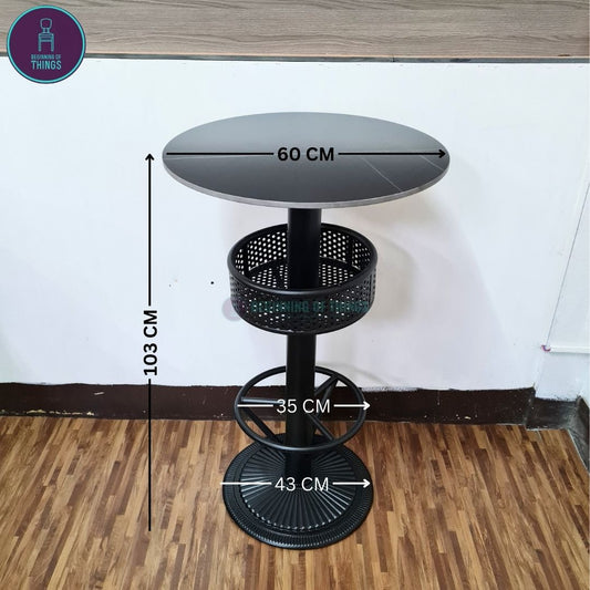 BAUER Round 60 cm Bar Table