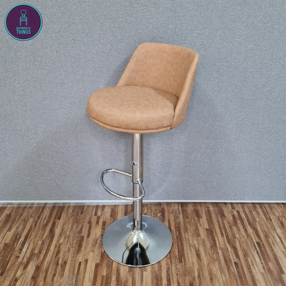 Rounded Back Bar Stool