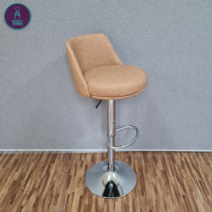 Rounded Back Bar Stool