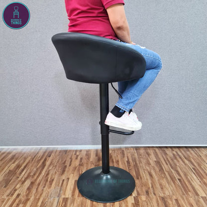 Rounded Seat Bar Stool