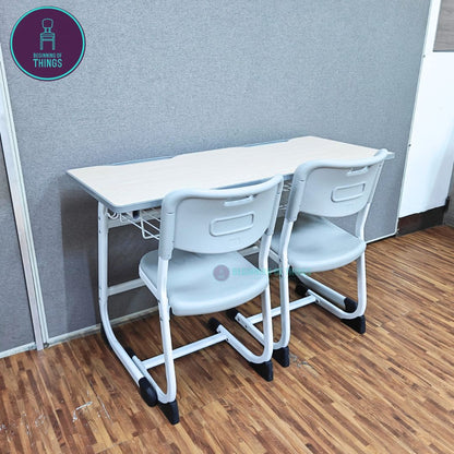 2-Seater Student Table and Chair Set