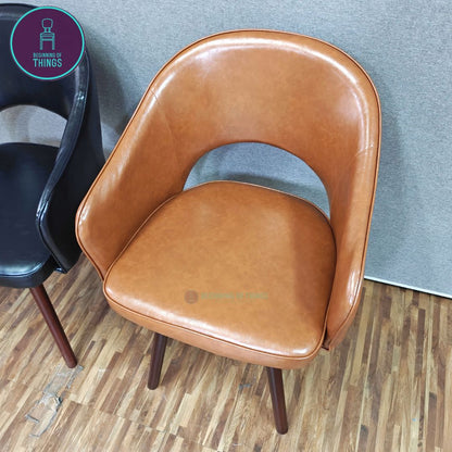 Swivel Seat PU Leather Chair