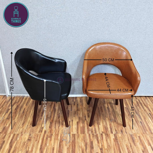 Swivel Seat PU Leather Chair