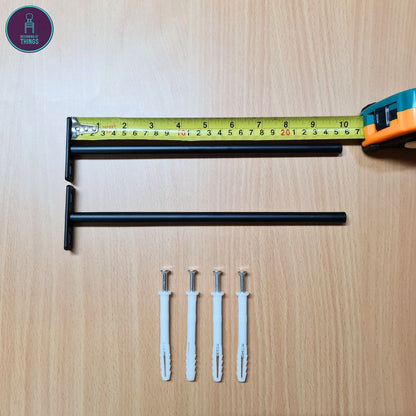 Invisible Bracket T-Bar for Wall Mount Shelf Per Pair