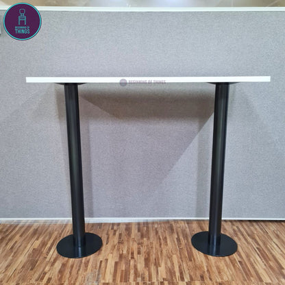 Double Leg Round Base Bar Table 120 x 45 x 103 cm
