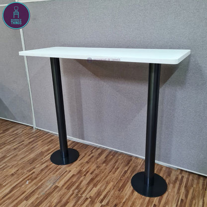 Double Leg Round Base Bar Table 120 x 45 x 103 cm