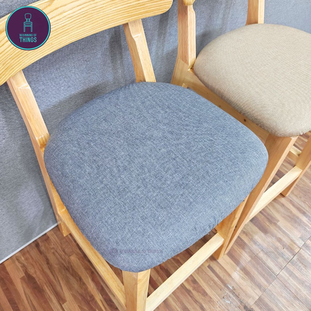 Wooden Horn Bar Stool