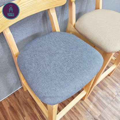Wooden Horn Bar Stool