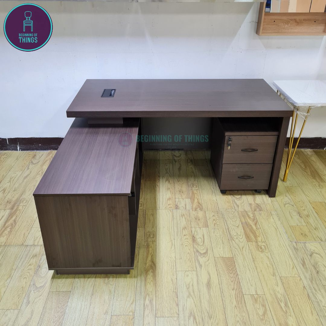 ZIMMER L-Shaped Executive Office Table