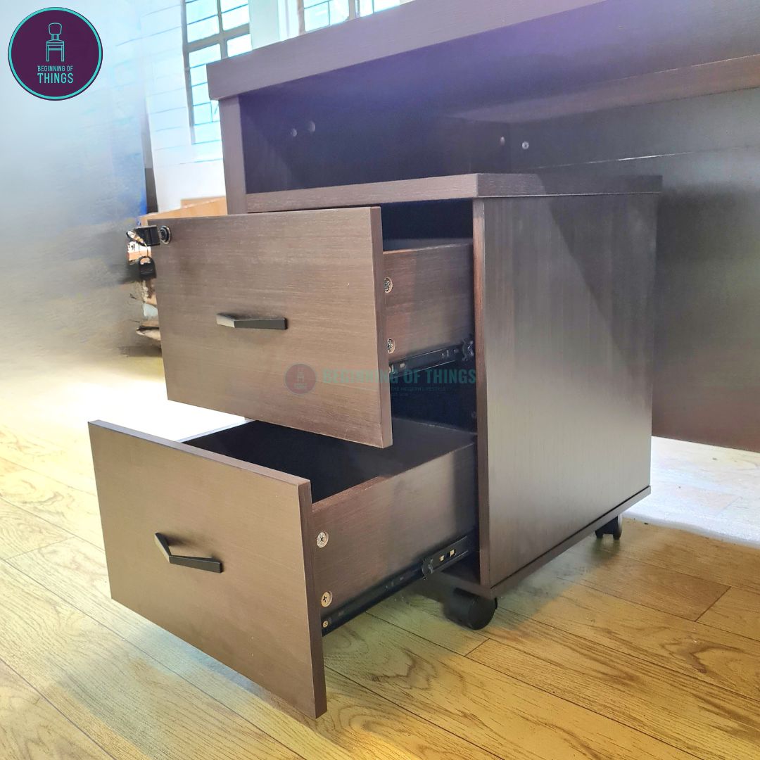 ZIMMER L-Shaped Executive Office Table