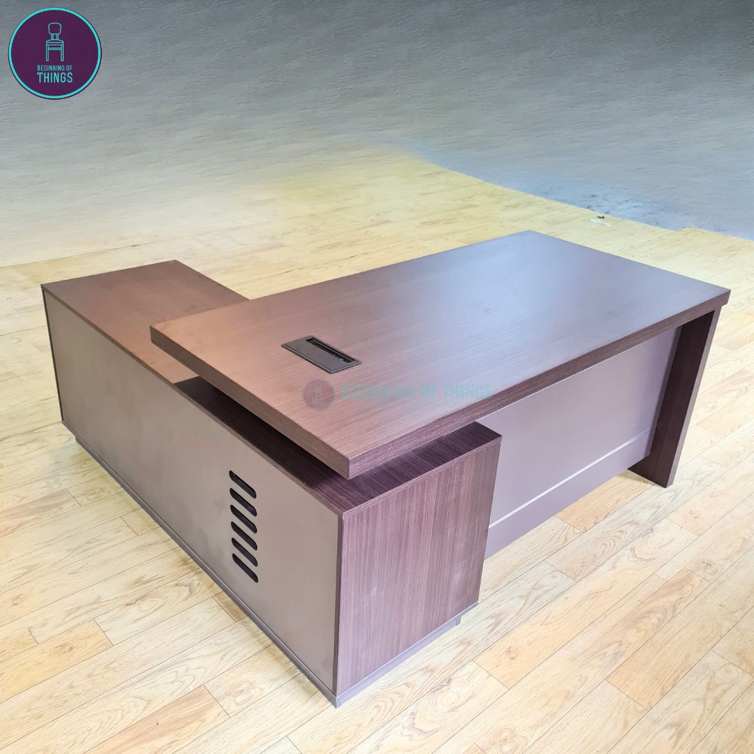 ZIMMER L-Shaped Executive Office Table