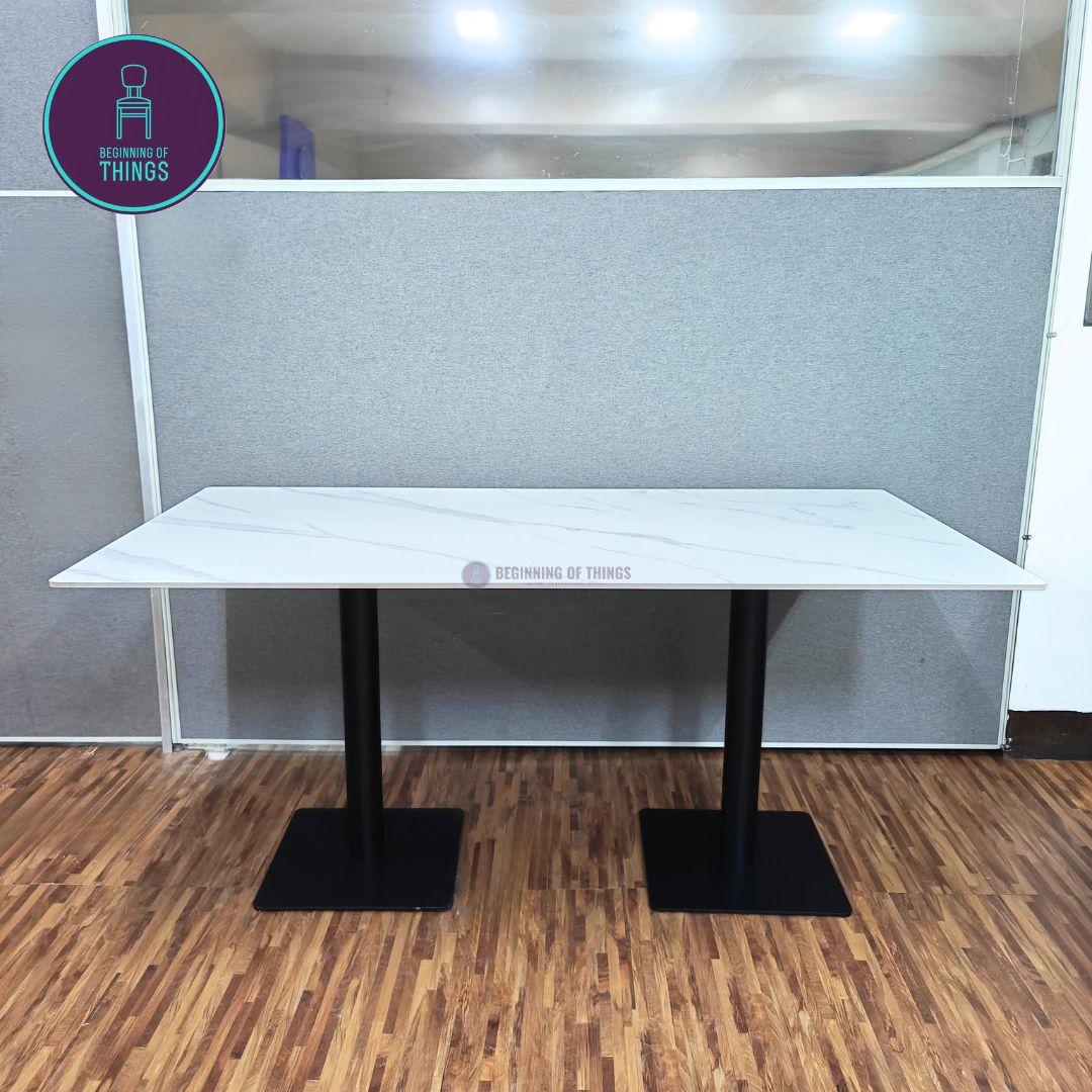 Sintered Stone Rectangular Dining Table 160 cm
