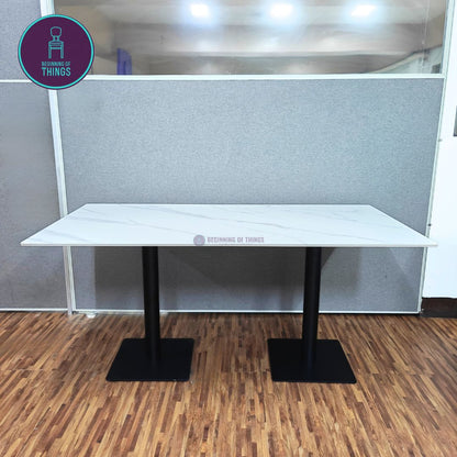 Sintered Stone Rectangular Dining Table 160 cm