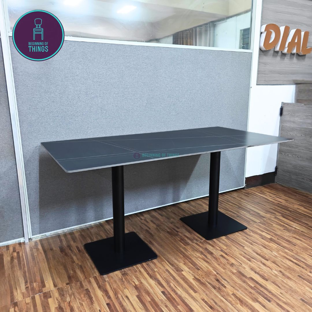 Sintered Stone Rectangular Dining Table 160 cm
