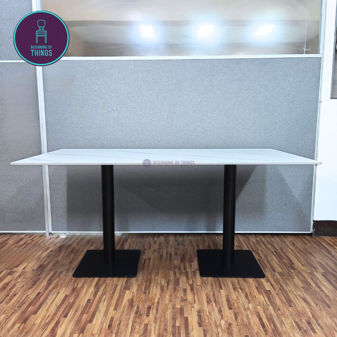 Sintered Stone Rectangular Dining Table 160 cm