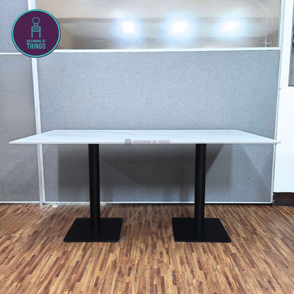 Sintered Stone Rectangular Dining Table 160 cm