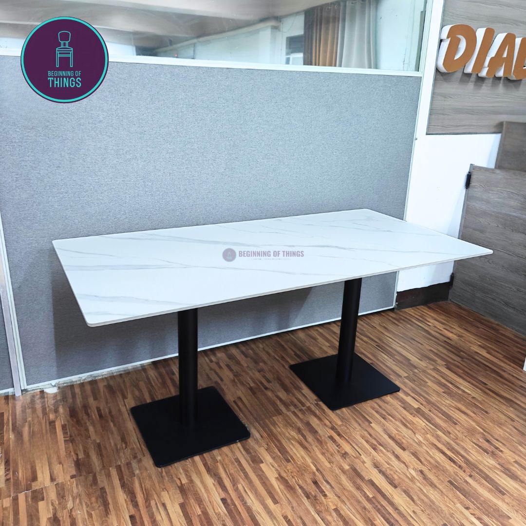Sintered Stone Rectangular Dining Table 160 cm