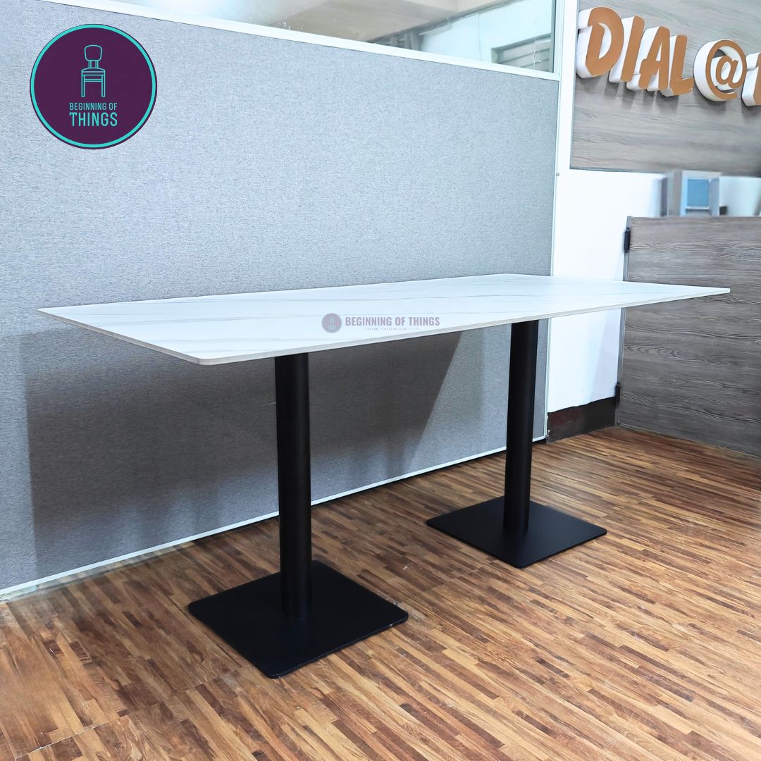 Sintered Stone Rectangular Dining Table 160 cm