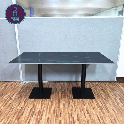 Sintered Stone Rectangular Dining Table 160 cm