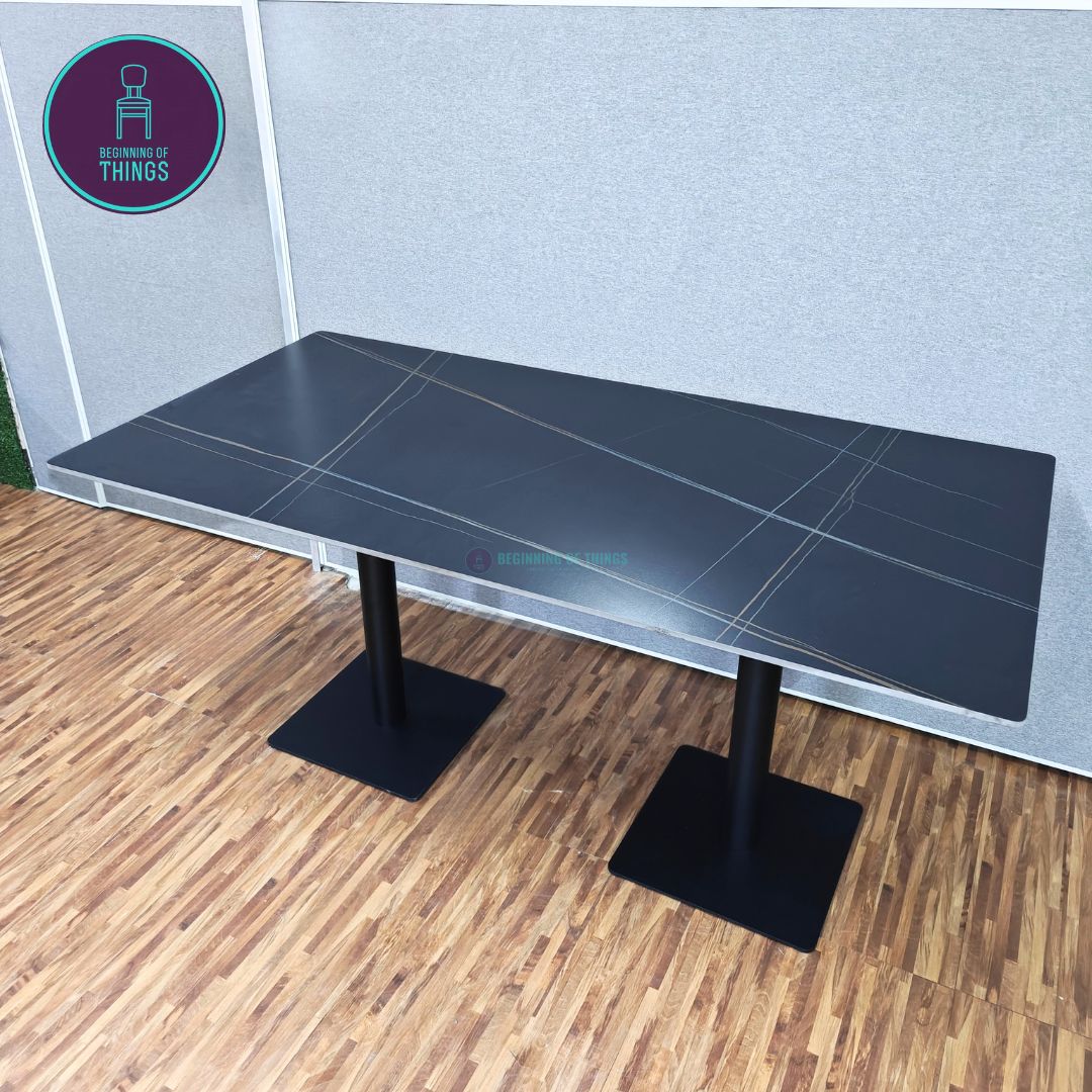 Sintered Stone Rectangular Dining Table 160 cm