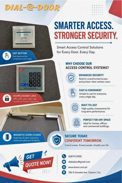 Smart Keypad Lock with Magnetic Door Closer