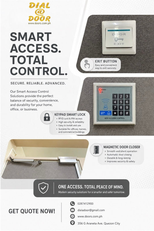 Smart Keypad Lock with Magnetic Door Closer